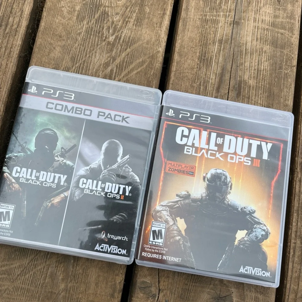 Call of Duty Black Ops 1 & 2 Combo Pack (PS3 Playstation 3) Tested & Working